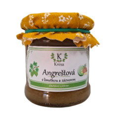 Angreštová s limetkou a zázvorem