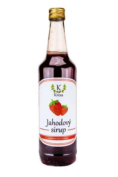 Jahodový sirup