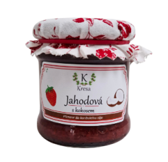 Jahodová s kokosem