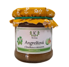Angreštová s limetkou a zázvorem