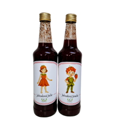 Jahodový sirup dětský