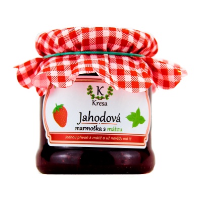 Jahodová s mátou