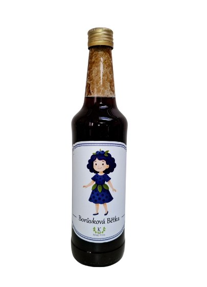 Borůvkový sirup dětský