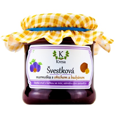 Švestková s ořechy a badyánem