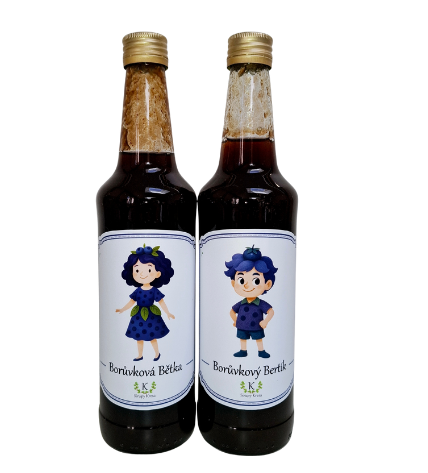 Borůvkový sirup dětský